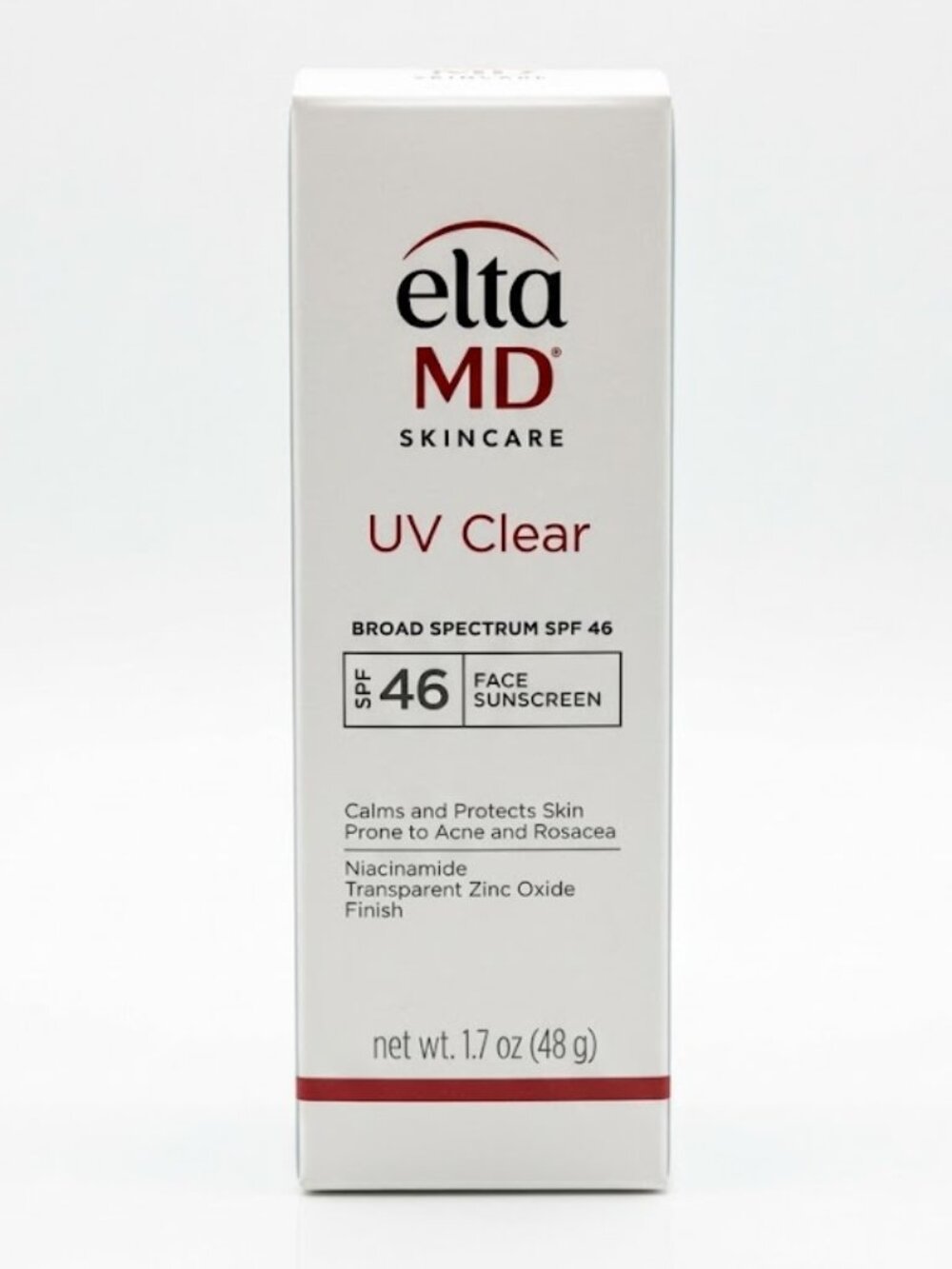 NIB EltaMD UV Clear Broad-Spectrum SPF 46 Facial Sunscreen – 1.7 oz / 48g